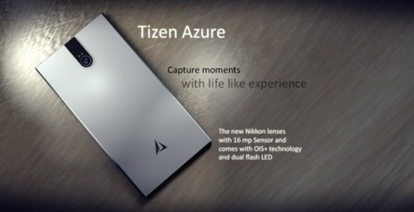 Tizen Azure concept smartphone